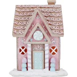 Gingerbread Lebkuchenhaus rosa