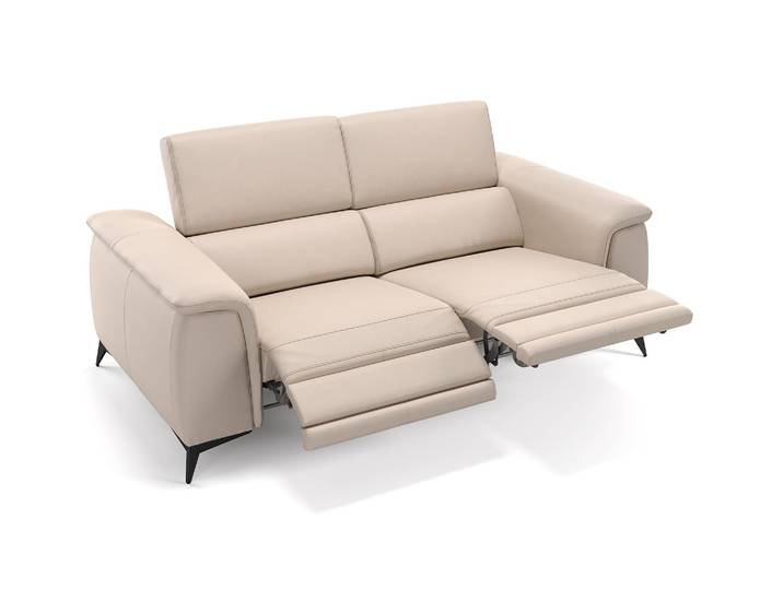 Ledersofa LIVORNO Ledercouch 2-Sitzer Sofa
