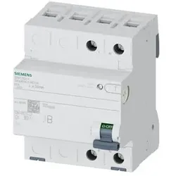 Siemens Dig Industr. FI-Schutzschalter Typ B, 30mA, 25A 5SV3322-4