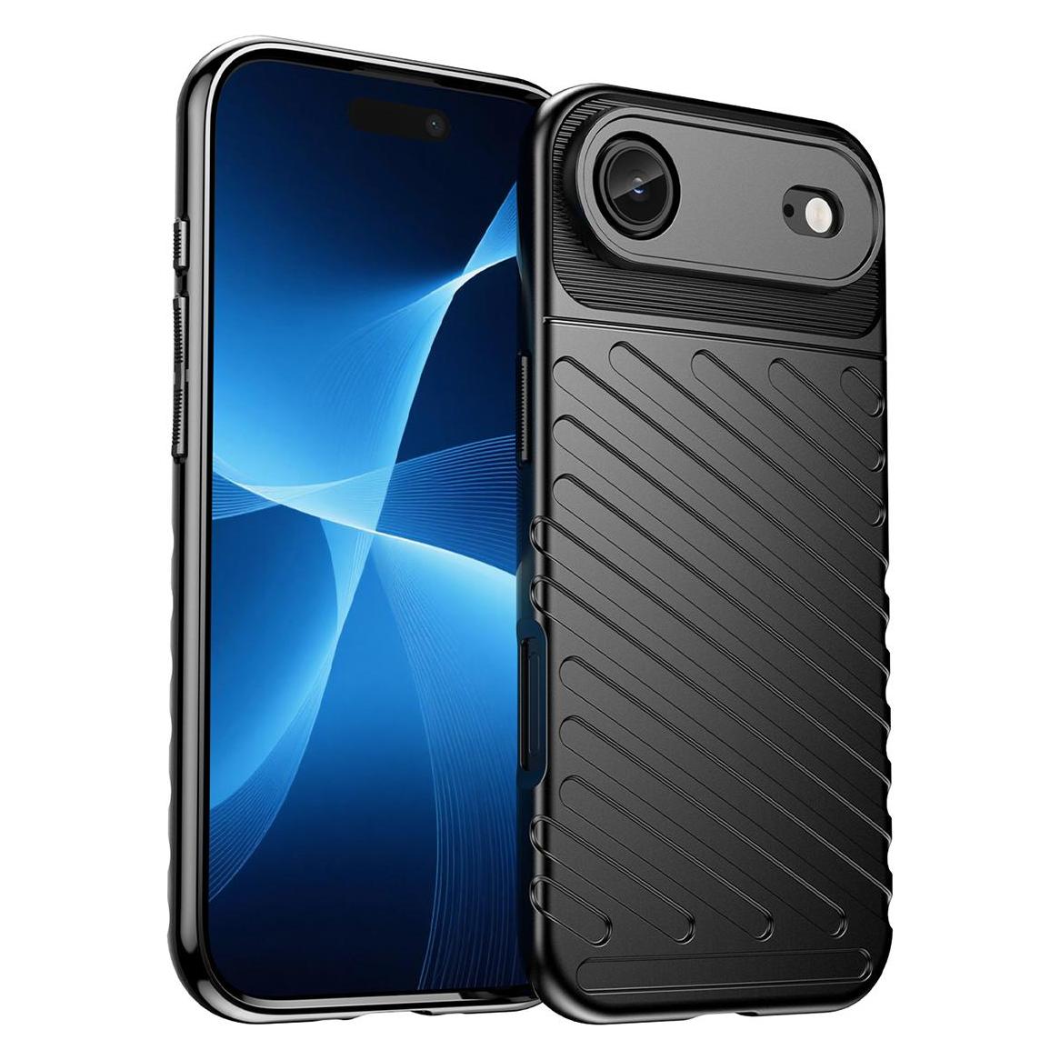 Hurtel Thunder Case für iPhone 17 Air - Schwarz (Apple iPhone 17) (5907769379574)