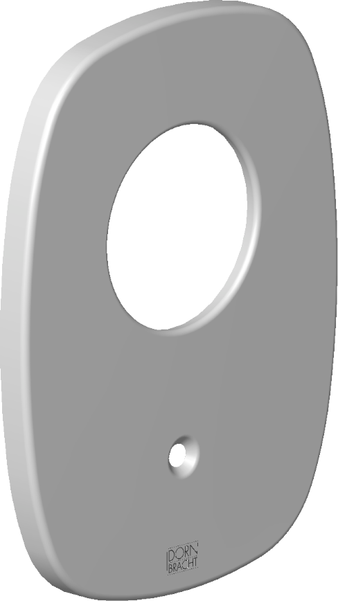 Dornbracht plaque de recouvrement xSTREAM 091102141-00 chromé
