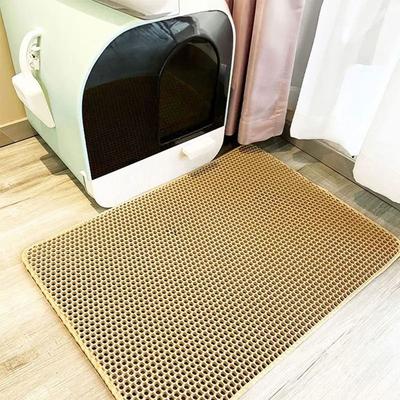 Uplift Picks Waterproof Double Layer Cat Litter Trapping Mat yellow 30x30 Cm