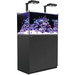 Red Sea REEFER 250 Deluxe (G2 - Modelljahr 2022) 2 x LED 90 Meerwasseraquarium mit Unterschrank schwarz