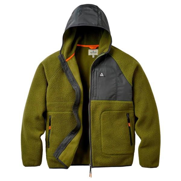 Passenger - Offgrid Recycled Full Zip Hooded Sherpa Fleece - Fleecejacke Gr M oliv