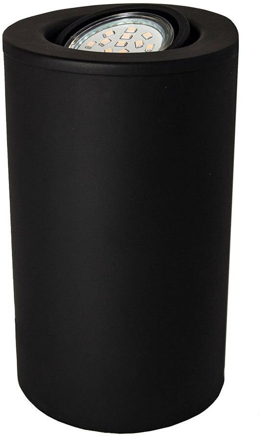 17 Stories Willenbard Uplighter Floor or Table Lamp with Tilt Capability - GU10 Black 17cm H X 10cm W X 10cm D