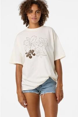 O'Neill s Ariah Hawaii Oversized T-Shirt in Tofu, Size Small