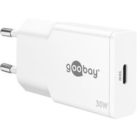 USB-C PD GaN Schnellladegerät Slim (30 W) weiß