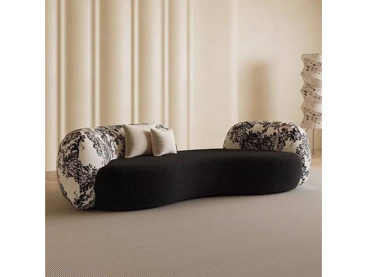 Canapés de salon nordiques élégants, cinéma classique minimaliste pour adultes, coussin de luxe, meubles de maison