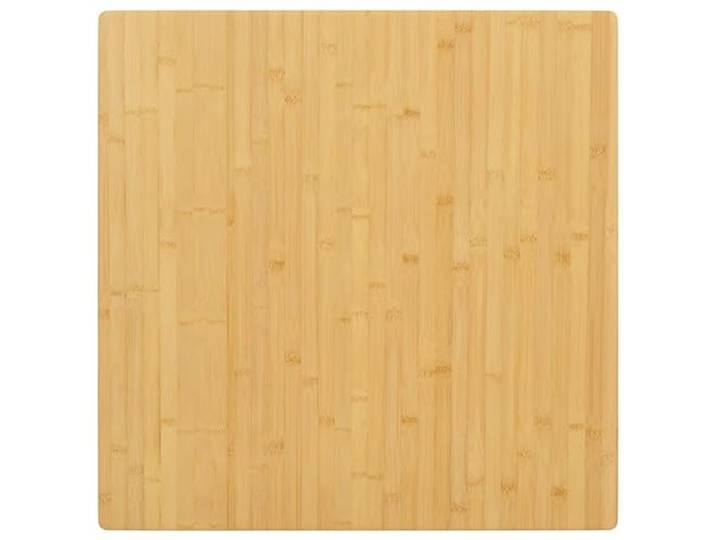 POUFGDR Tischplatte aus Bambus, 80 x 80 x 1,5 cm Abgerundete Kanten, leicht zu reinigende Lackoberfläche, vielseitig einsetzbar für Couchtisch, Bar, Konsole