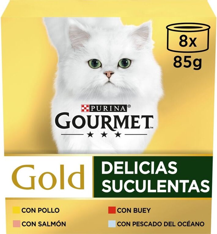 Gourmet Gold Delicias Suculentas Multipack 8 unidsx 85g