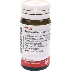 THYMUS/MERCURIUS Globuli 20 g