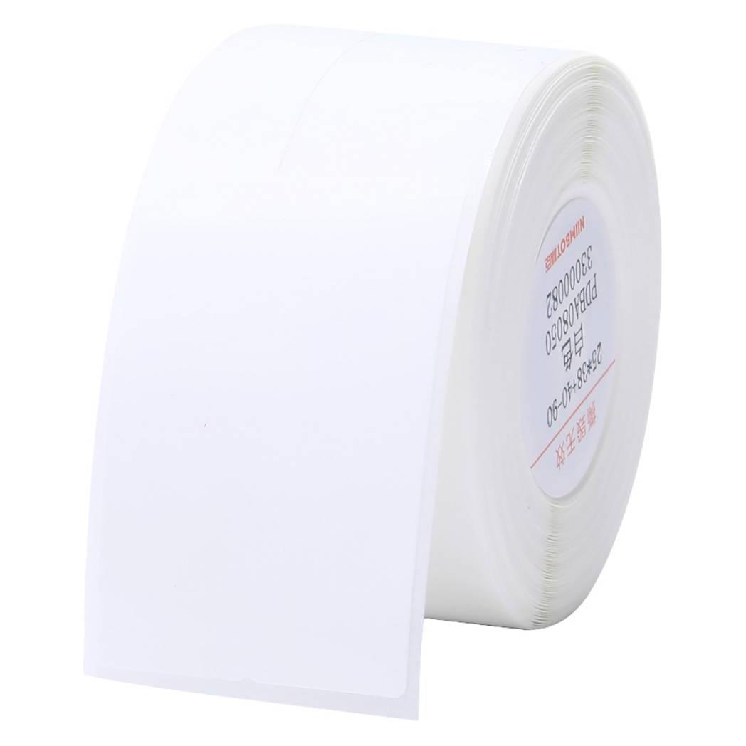 Niimbot Thermal Stickers +40, 100C (White) (38 mm) (T25*38+40-100C WHITE)