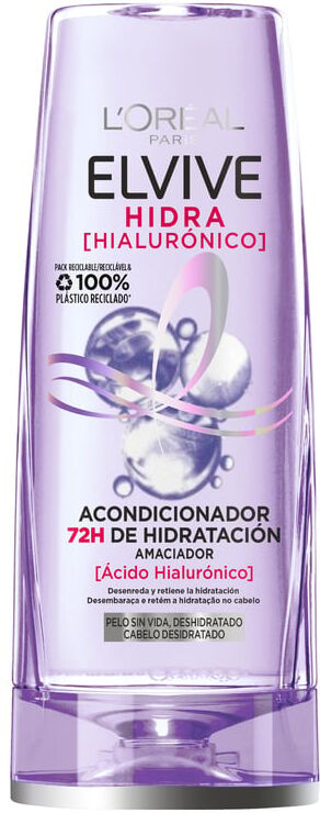 L'Oreal Paris Hidra Hialurónico Condicionador 72H Hidratação 300 ml