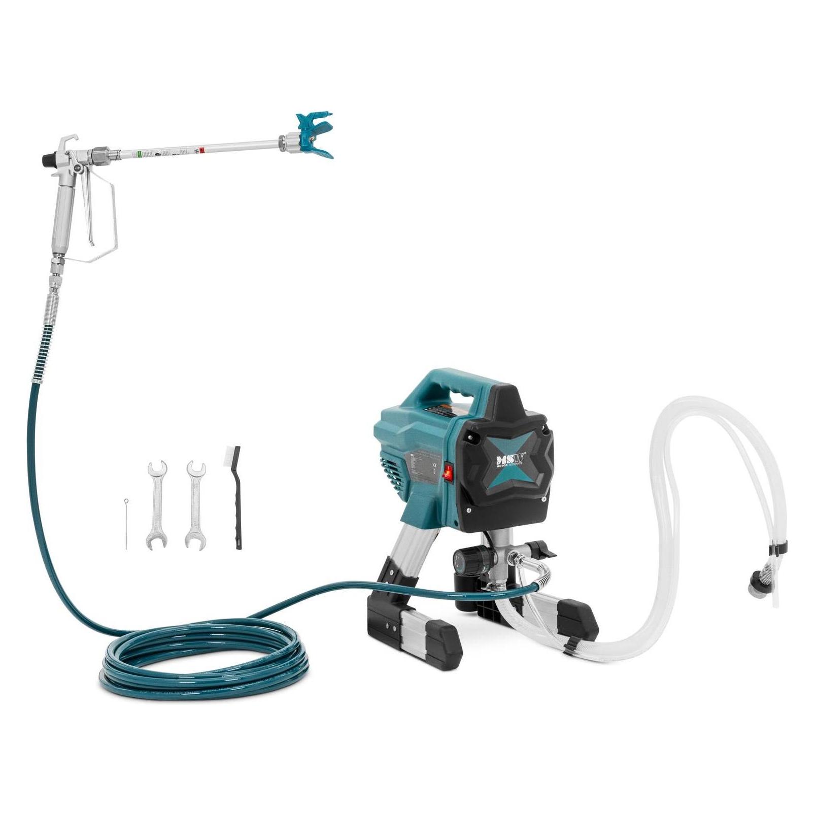 MSW Farbsprühsystem 1,4 l/min 200 bar 15 m Schlauch Farbsprühgerät Farbsprüher (MSW-HSPR-650)