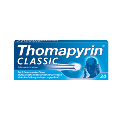 A. Nattermann & Cie GmbH THOMAPYRIN CLASSIC Schmerztabletten 20 St 03046735