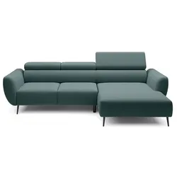 Ecksofa Alisson Stoff Winter Moss