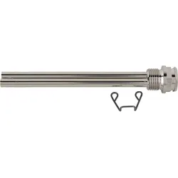 Schutzrohr für 2 Fühler aus Messing mit Einbaulänge 100 mm