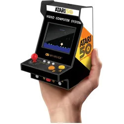 MyArcade My Arcade Atari Nano Player Pro Portable Retro Arcade 75 Games, Retro Gaming, Rot, Schwarz, Mehrfarbig