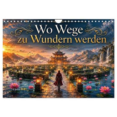 Wo Wege zu Wundern werden (Wandkalender 2027 DIN A4 quer), CALVENDO Monatskalender
