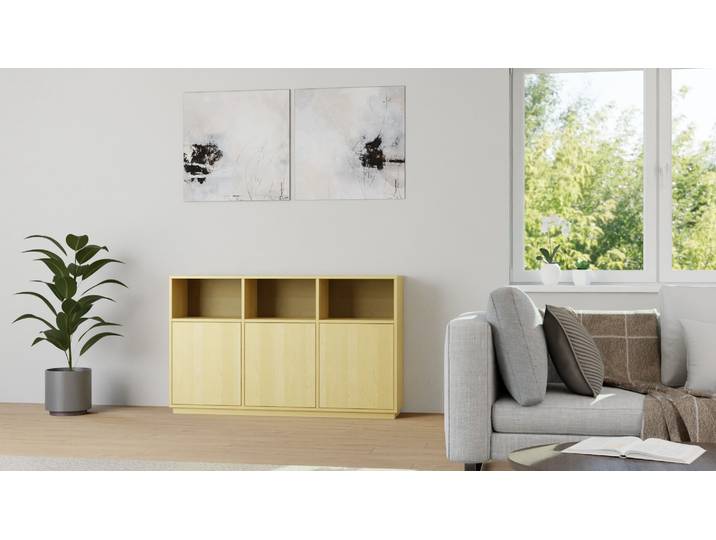 Sideboard aus Birke Birke Natur geölt