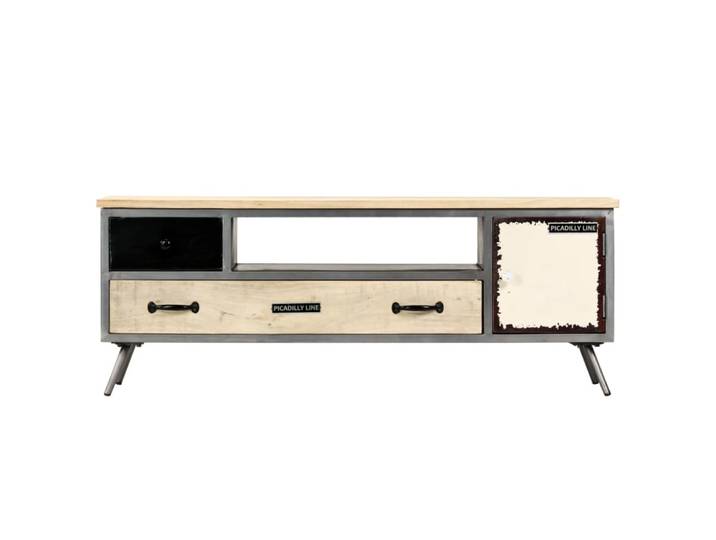 Meuble tv bois multicolore 120x30x45 cm