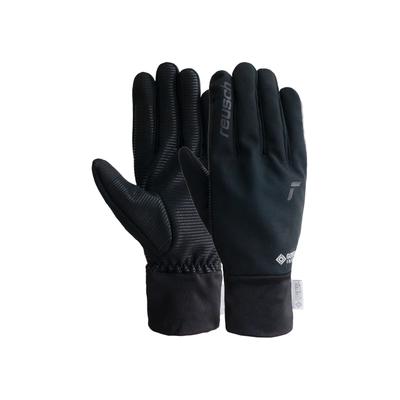 Laufhandschuhe REUSCH "Multisport Glove INFINIUM TOUCH", Damen, Gr. S, silber (schwarz, silberfarben), 97% Polyester, 3% Elasthan, mehrfarbig, Handschuhe, mit Touchscreen-Funktion