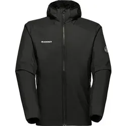 MAMMUT Herren Funktionsjacke Rime Air IN Hybrid Hooded Jacket Men, Größe XXL in Schwarz Schwarz