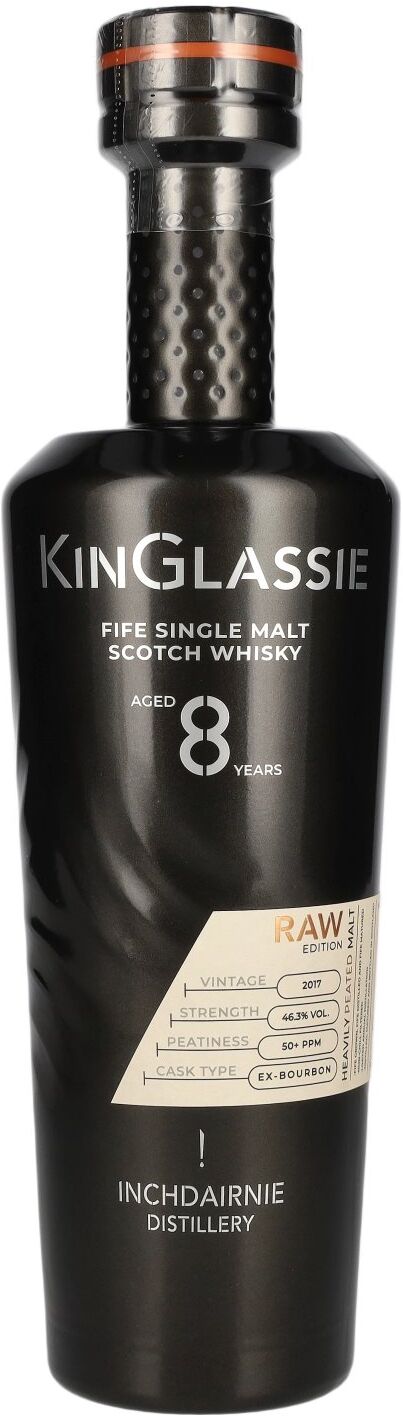 Inchdairnie KinGlassie 8 Years Old Raw Fife Single Malt Scotch Whisky 46,3% Vol. 0,7l