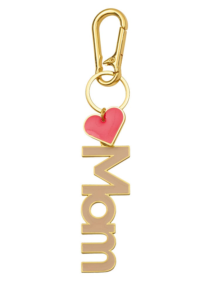 Design Letters Schlüsselanhänger "Mom" in Gold - onesize