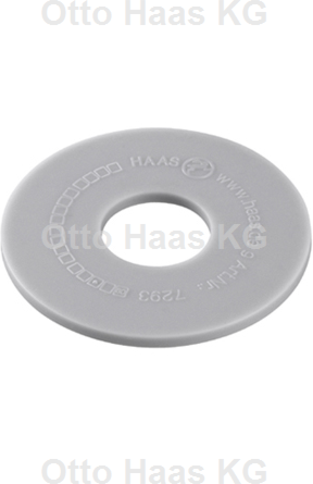 HAAS Silikon-Heberglockendichtung 7293 innen 20,5 mm/außen 58 mm für Jomo, grau