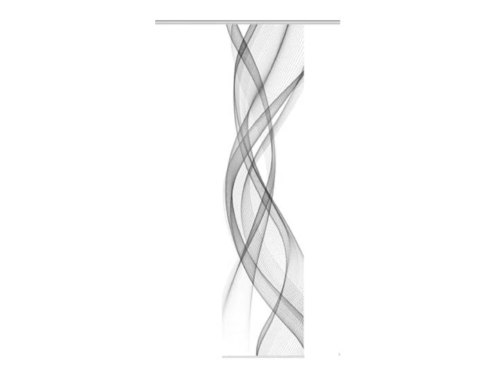 Home Fashion FERROL Schiebevorhang Digitaldruck, Stoff, grau, 245 x 60 cm
