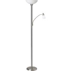 Brilliant Lucy Deckenfluter mit Leselampe LED E27 5.5 W Eisen G93004/13
