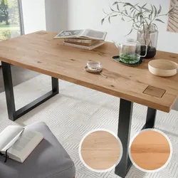 3S Frankenmöbel »Cara« Massivholz Esstisch WZ-0159 / 180x75x90 cm / Wildeiche