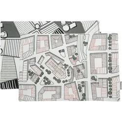 Sweden from Above Countryside & City Tellerunterlage 35 x 45 cm doppelseitig