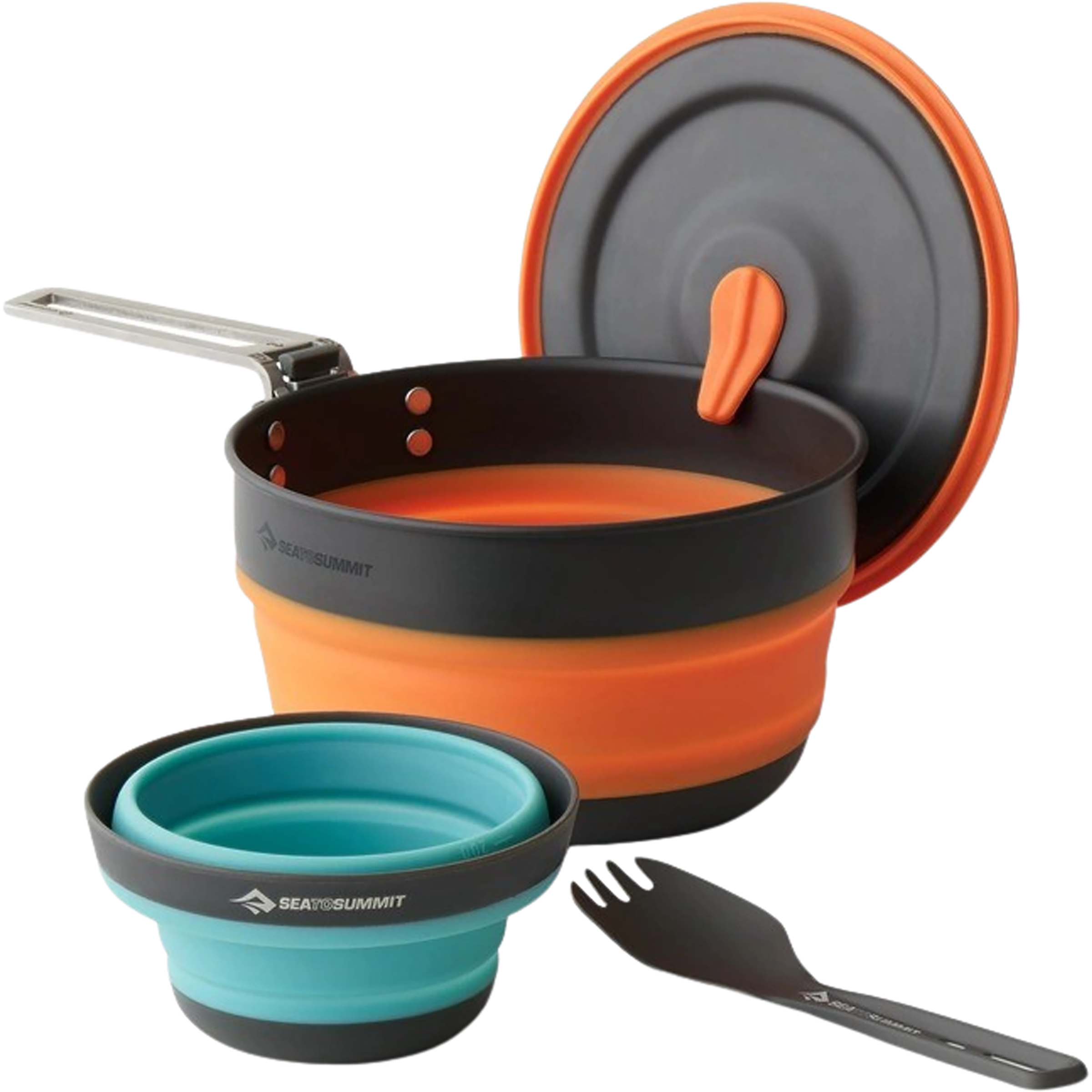 Sea to Summit Frontier Ul Collapsible Topf Koch Set Camping Kochgeschirr braun Trekking