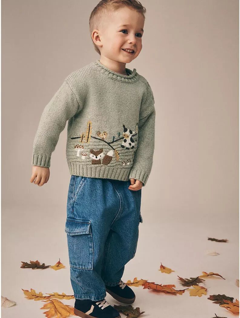 Next - Pullover, 3-4A, Khaki
