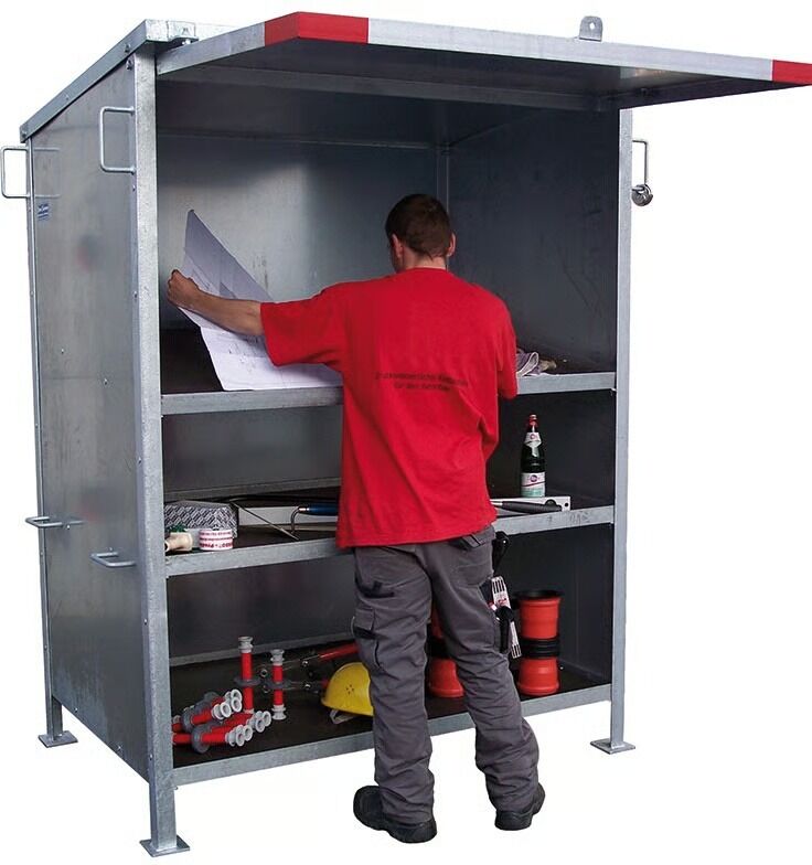 Axis Line BAUSTELLEN MINIBÜRO BAULEITER PLANHAUS – MINI-BÜRO FÜR JEDE BAUSTELLE