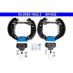 Bremsbackensatz ATE 03.0520-1022.3 für Renault Super 5 21