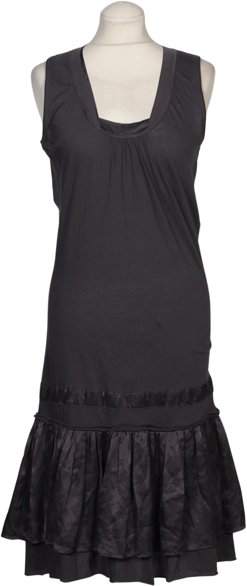 Boss Orange Damen Kleid, Grau, Gr. M, Baumwolle / Seide - Second Hand