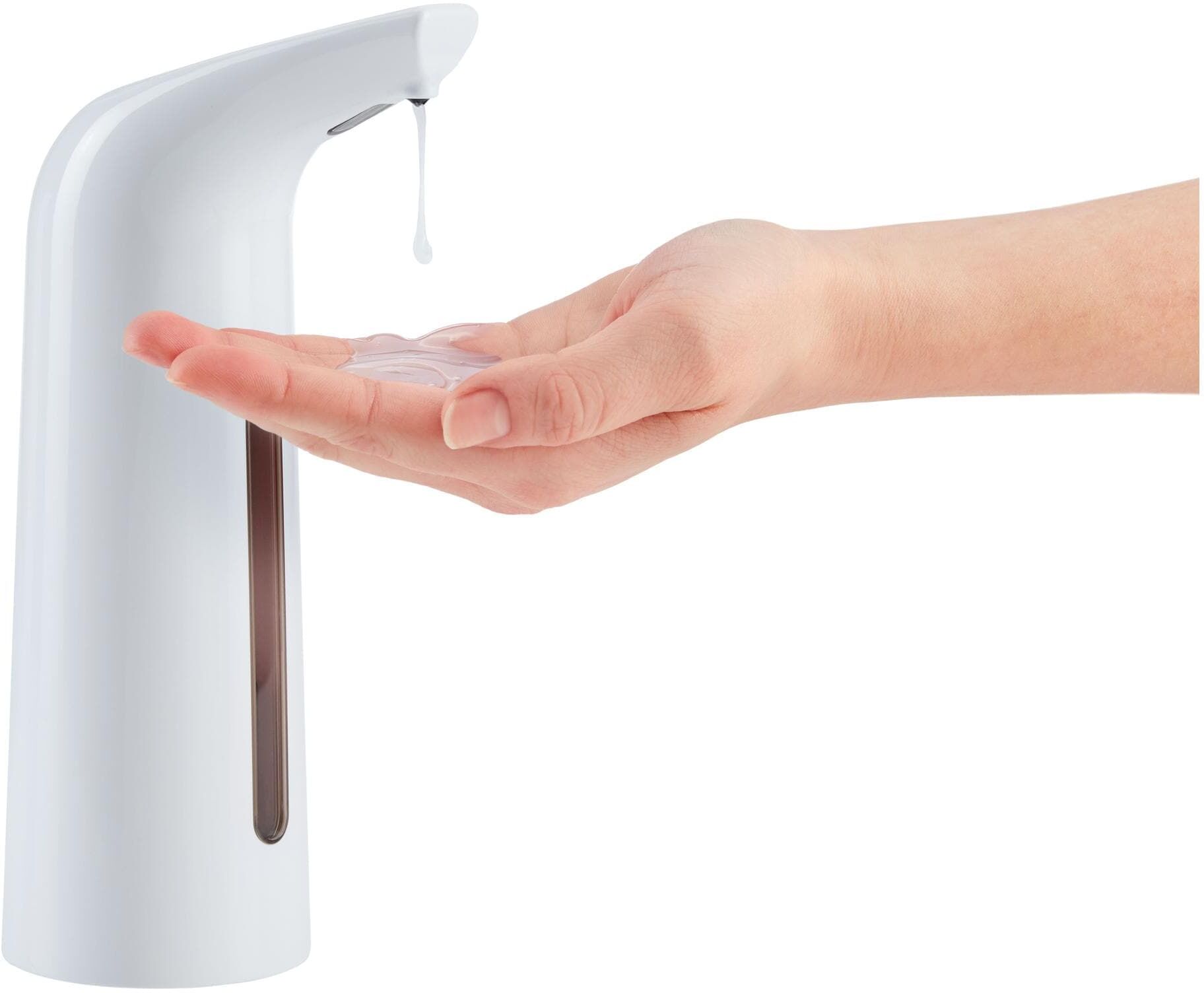 Seifenspender DIAQUA "400 ml, Weiss", weiss (weiß), Kunststoff, Dosierspender, Seifenspender weiß Einheitsgröße