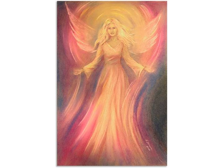 Wandbild ARTLAND Engel Licht Liebe - Spirituelle Malerei , pink (farbe bild(er): pink), B:20cm H:30cm, Bilder, Wandbild, als Alubild, Leinwandbild in verschied. Grössen