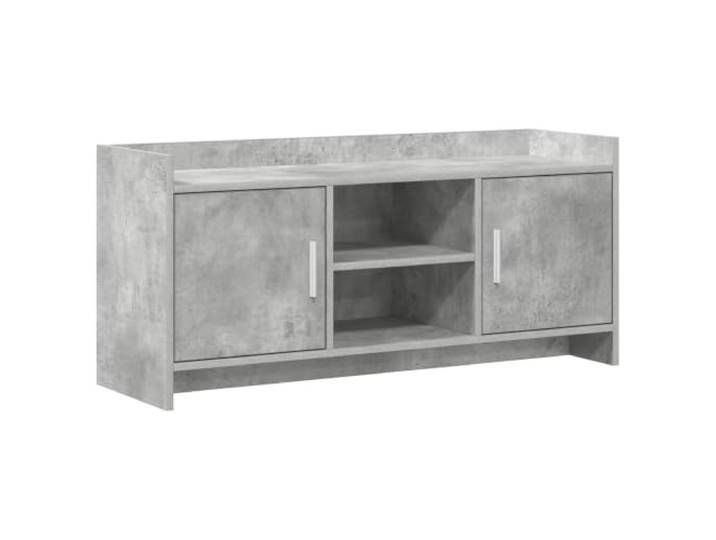 Makastle TV-Schrank 102x33x47 cm Betongrau Holzwerkstoff