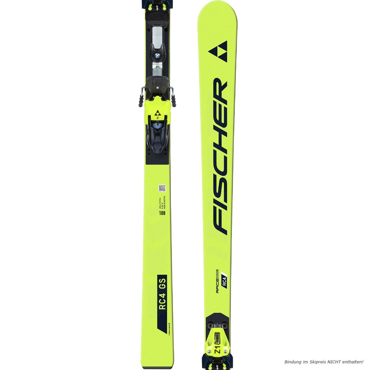 Fischer RC4 Worldcup GS U16 FIS M-Plate - 188 cm