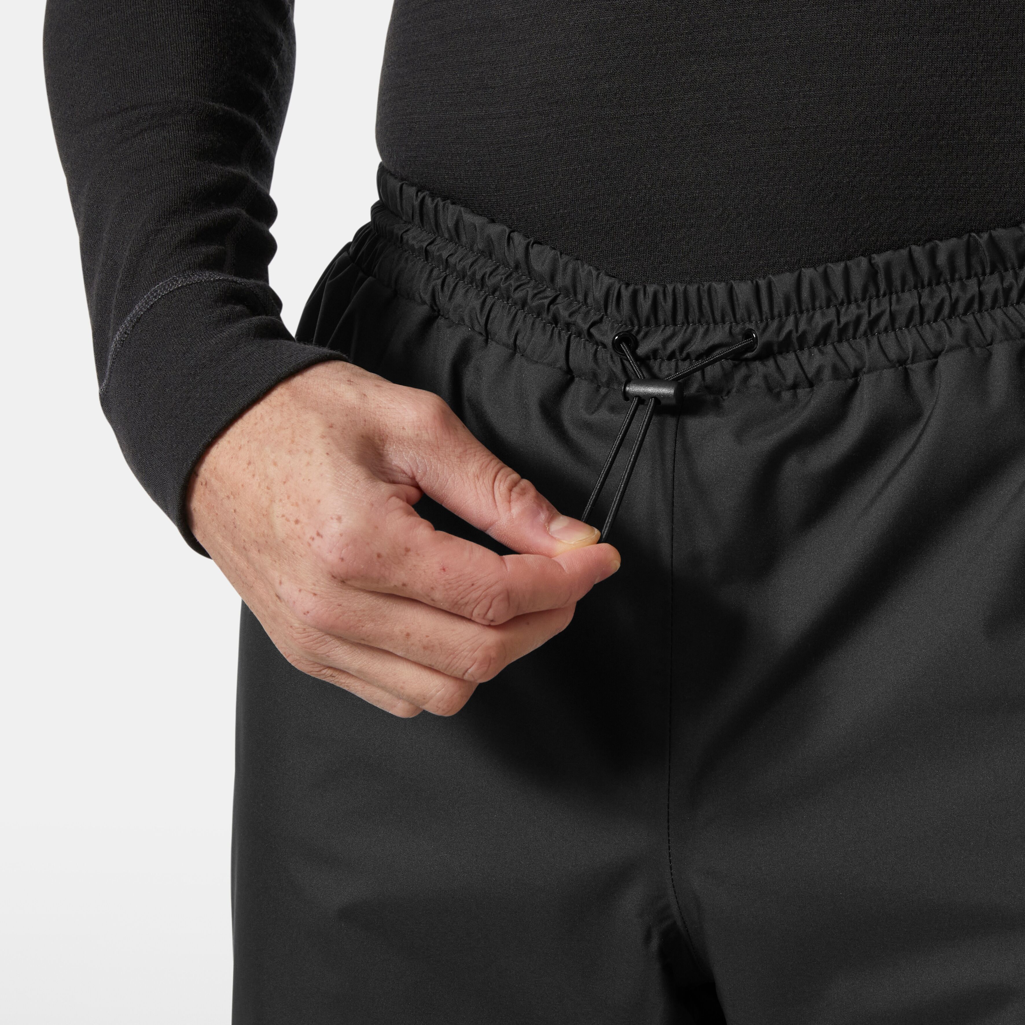 Regenhose HELLY HANSEN "HH RAIN PANT", Herren, Gr. 3XL, N-Gr, schwarz, Web, Obermaterial: 100% Polyester. Futter: 100% Polyester, unifarben, Basic lang, Hosen Regenhose, atmungsaktiv, wind- und wasserdicht, versiegelte Nähte schwarz 3XL, N-Gr