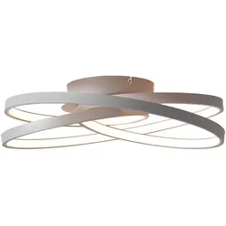 BRILLIANT Lampe Labyrinth LED Deckenleuchte 40cm grau   1x 42W LED integriert (SMD), (4775lm, 3000K)   Energiesparend und langlebig durch LED-Einsatz