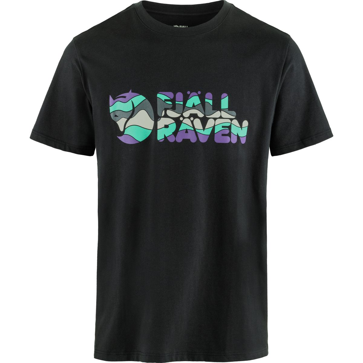 Fjällräven Multicolor Logo T-shirt M black (550) M F12600268-550-M