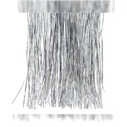 Christmas Decorations Lametta 40x50cm Weihnachtsbaum Christbaumschmuck Weihnachtsgirlande silber