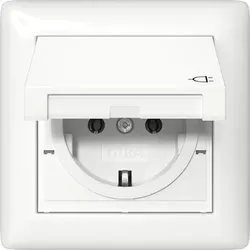 Gira 415703 SCHUKO-Steckd. KD + Set IP44 + Rahmen 1f Gira Standard 55 Reinweiß