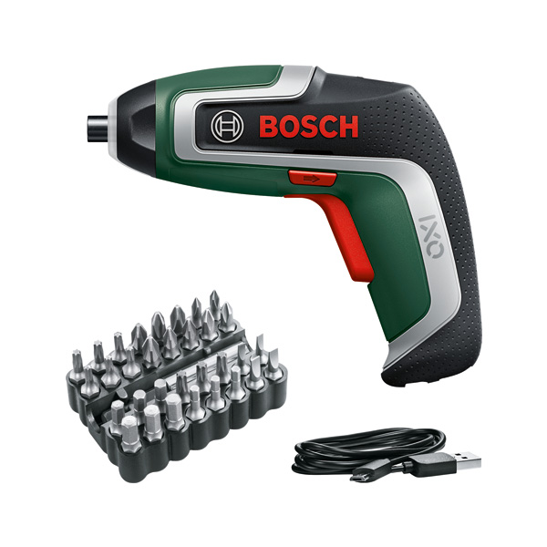 Bosch Akku-Schrauber IXO 7 Bit-Set + 32-tlg. Schrauberbit-Set 06039E000B
