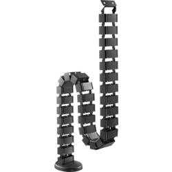 Digitus Kabel-Bündelschlauch 1300 mm ABS Kunststoff, Metall Schwarz flexibel (L x B x H) 1300 x 67 x 35 mm 1 St. DA-90505